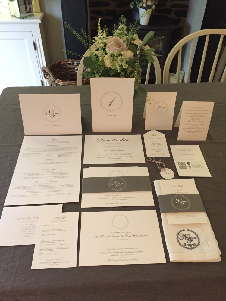 monogram wedding ideas