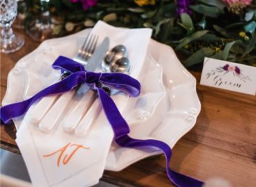 personalised napkin for weddings