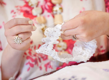 Nottingham Lace Garters Bride Gift Ideas and Handmade Garters at Extra Special Touch