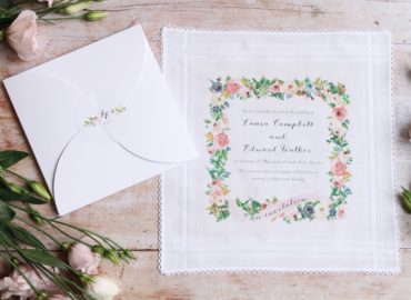 wedding handkerchief invitation garland wedding handkerchief invitations,
