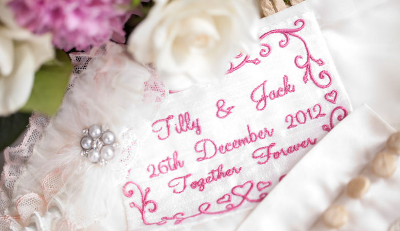 personalised wedding dress labels -001 Personalised wedding dress labels