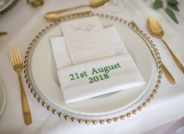 Talbot Styled Shoot-UK Wedding Photographer Jane Beadnell Photography Embroidered Wedding Napkins