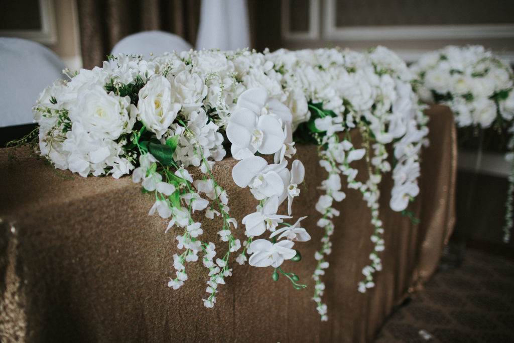 Classic Fairytale Wedding with Personalised Handkerchiefs and Napkins