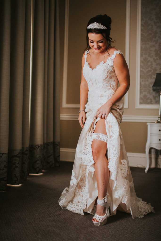 Classic Fairytale Wedding with Personalised Handkerchiefs and Napkins
