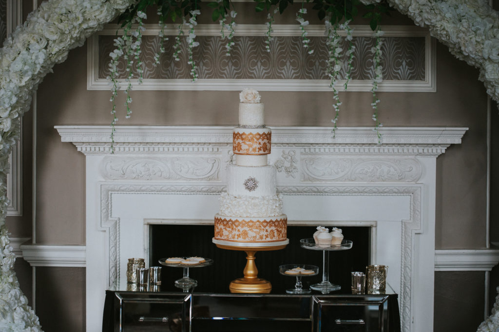 Classic Fairytale Wedding with Personalised Handkerchiefs and Napkins