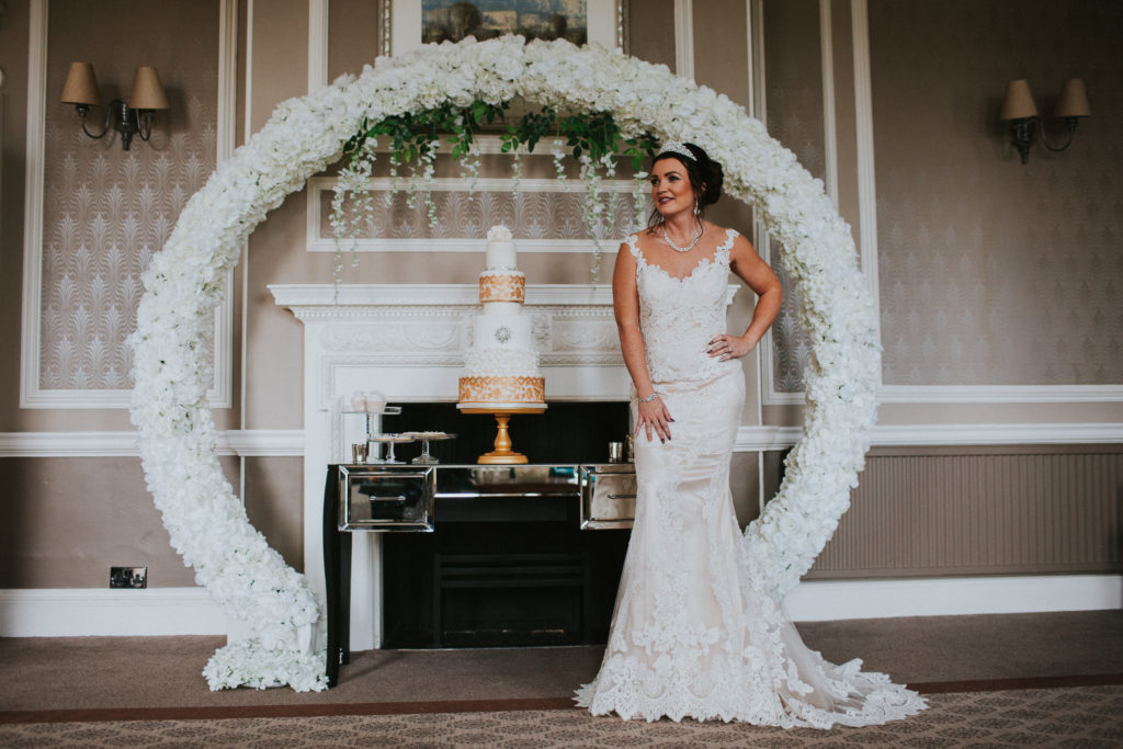 Classic Fairytale Wedding with Personalised Handkerchiefs and Napkins