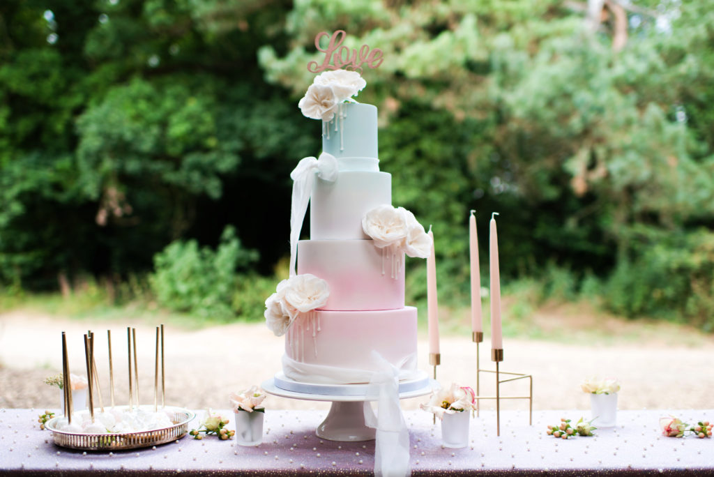 Pastel Wedding Inspiration With Personalised Monogrammed Napkins