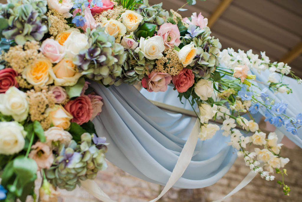Pastel Wedding Inspiration With Personalised Monogrammed Napkins