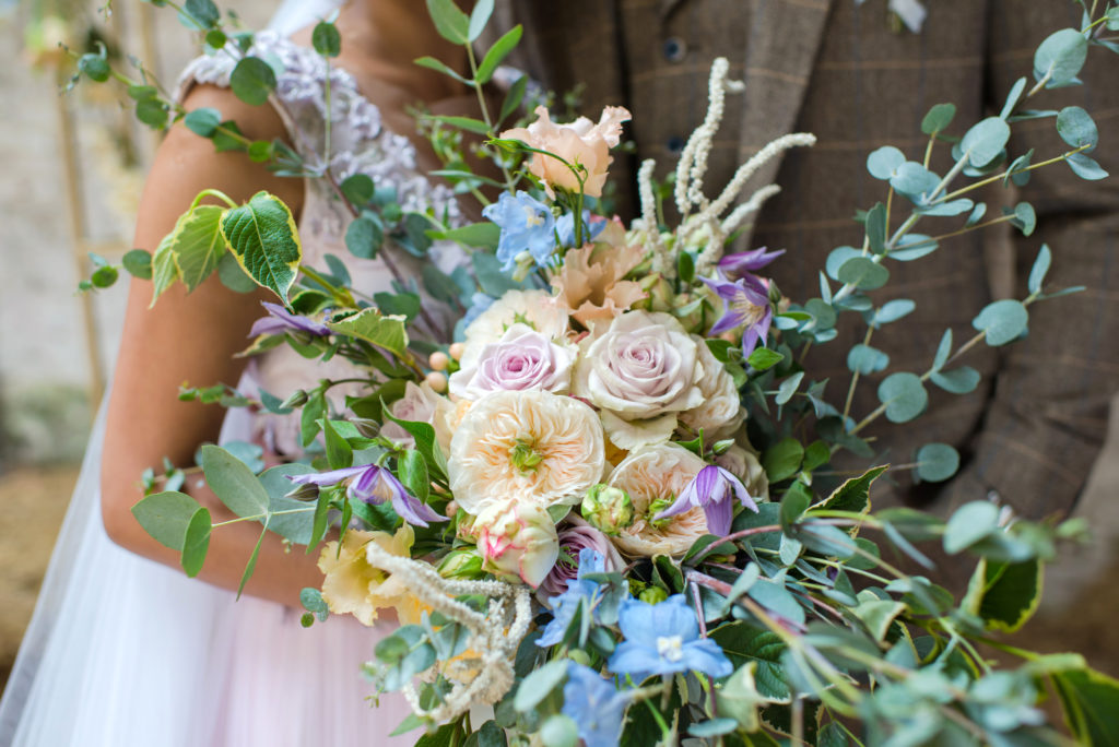 Pastel Wedding Inspiration With Personalised Monogrammed Napkins