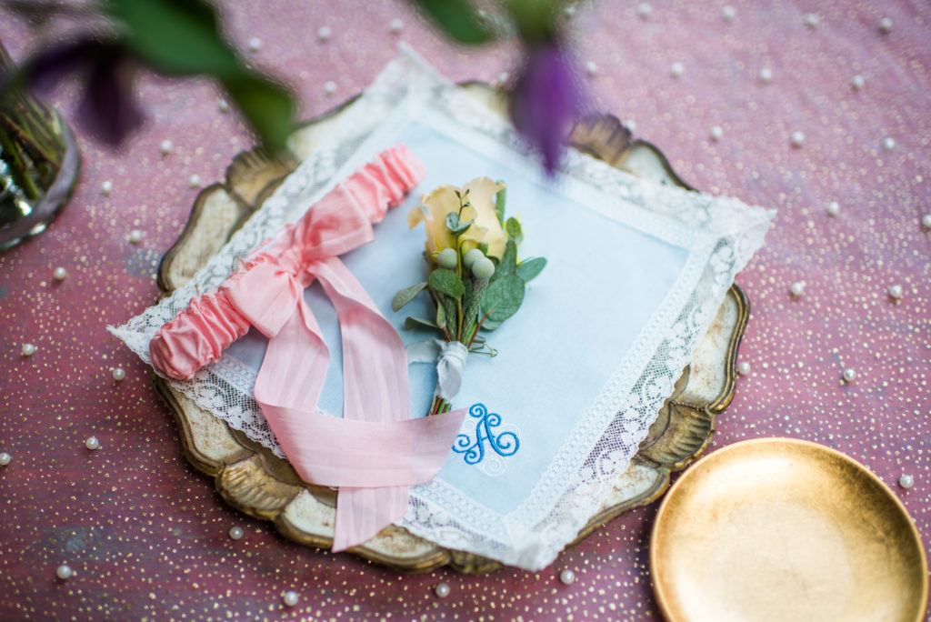 Pastel Wedding Inspiration With Personalised Monogrammed Napkins