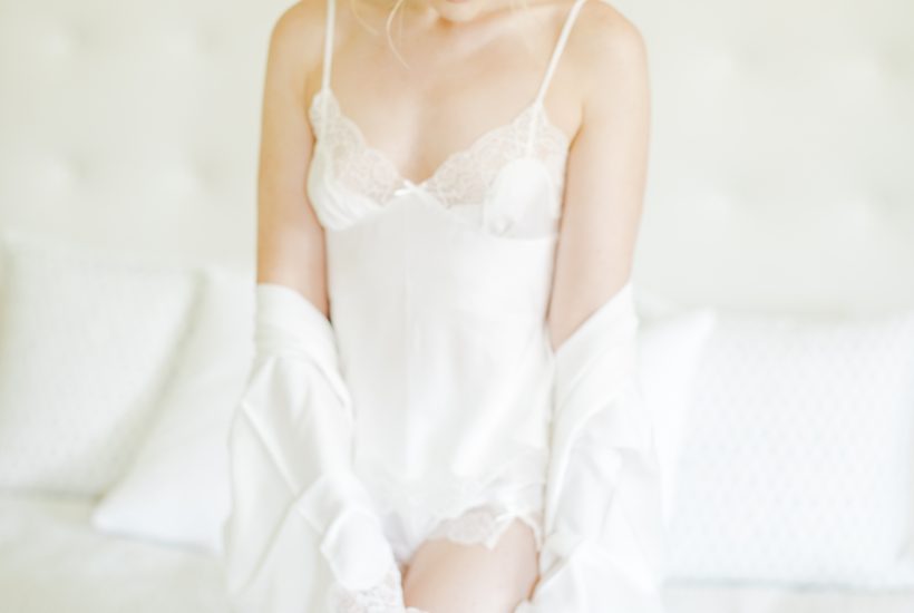 Romantic Wedding Inspiration With Extra Special Touch Bridal Lingerie